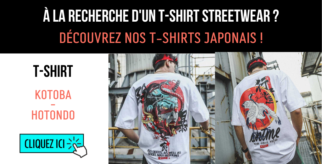 t-shirt streetwear japonais