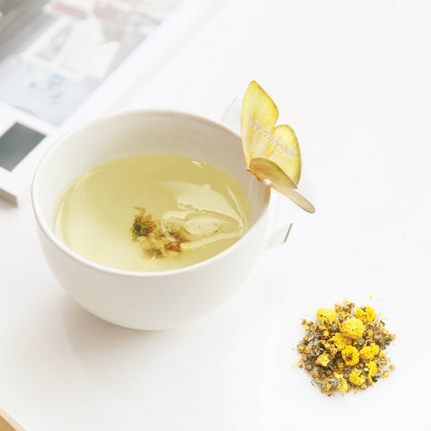 韓國 KKOKDAM 一花一茶 高級茶 - 3種蝴蝶花茶包禮盒(黃色9個裝)