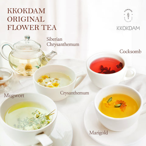 韓國 KKOKDAM 一花一茶 高級茶 - 8種經典花茶樣泡試飲集(共8個)