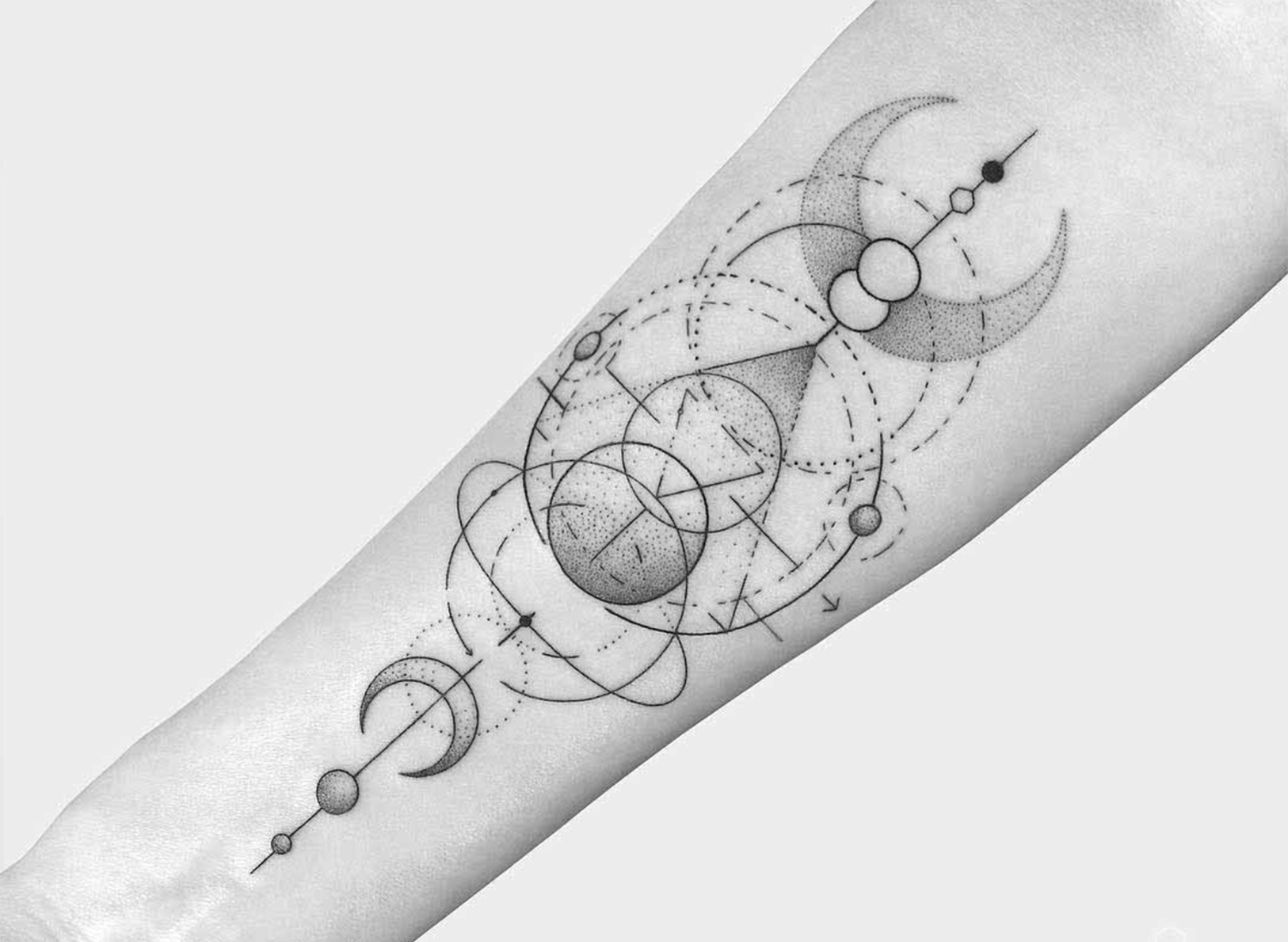 Geometric Tattoo  Where Shapes Lines and Points Meet Ink  Tattoo Stylist