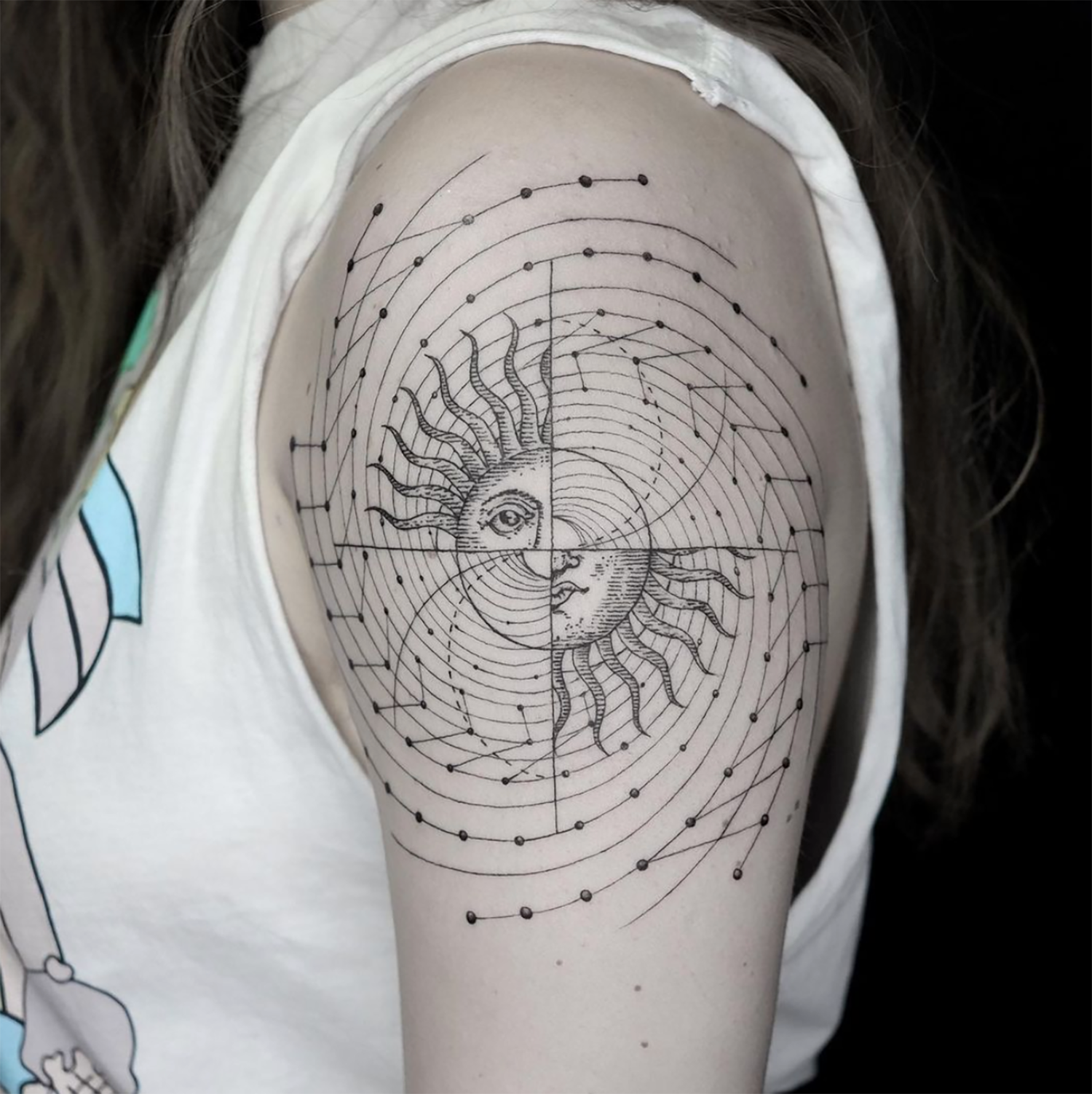Geometric Math Tattoo