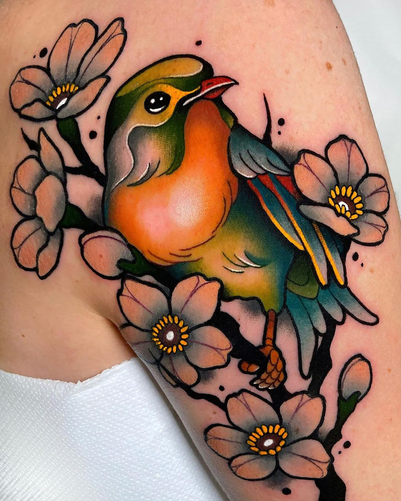 Neo Traditional Bird Tattoos: Soaring High in Fashion and Art — Certified  Tattoo Studios