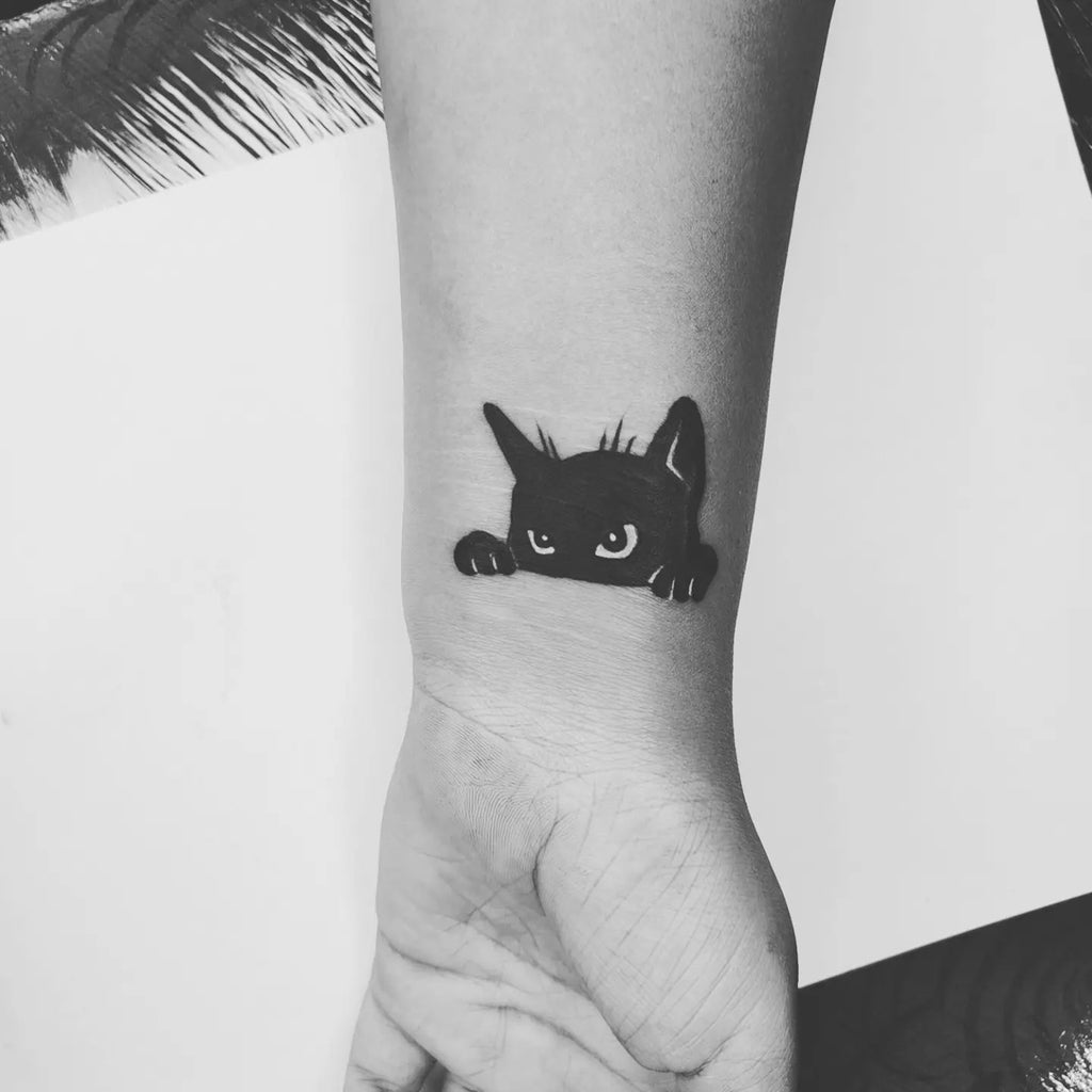 Buy Temporary Tattoo 4 Cat Finger Fake Tattoos Waterproof Thin Durable Fake  Online in India - Etsy