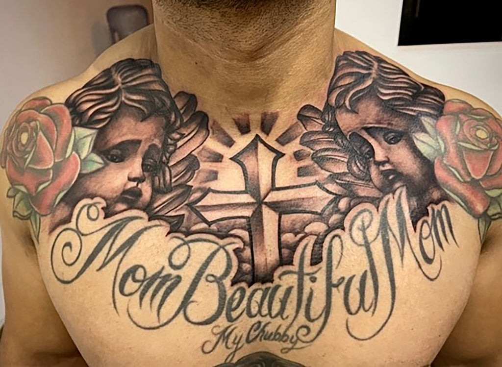 Zion Williamson Gets Huge Cross Tattooed On Chest