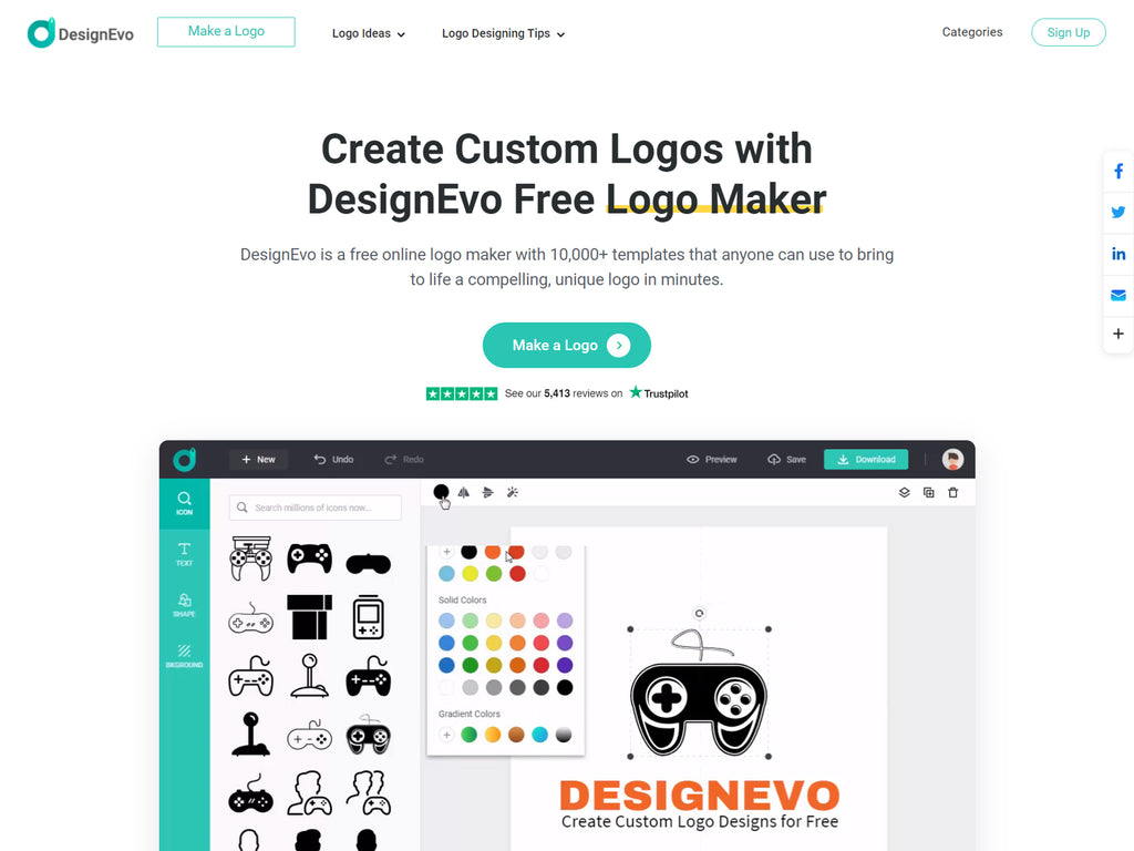 Name Logos  Free Name Logo Maker - DesignEvo