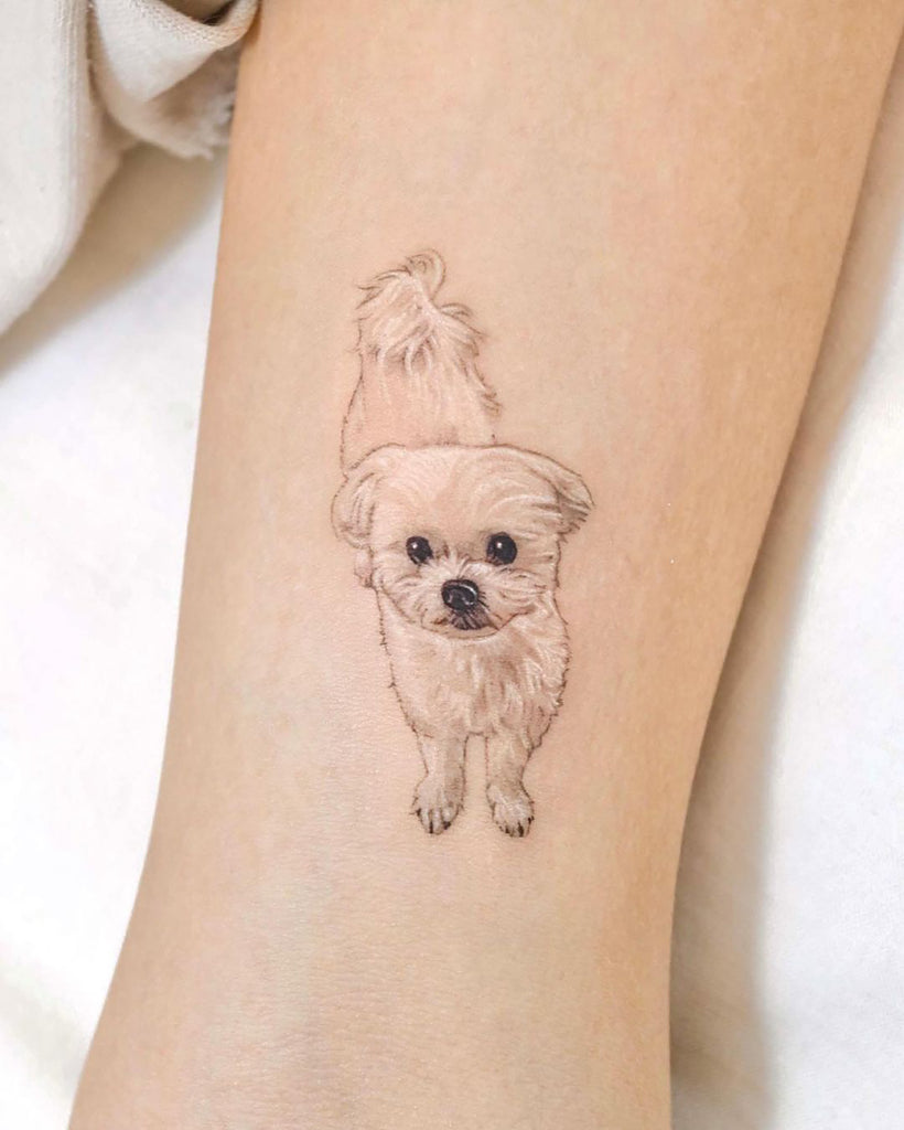 Dogs In Body Art (Tattoos) | Knotty Toys for Good Dogs