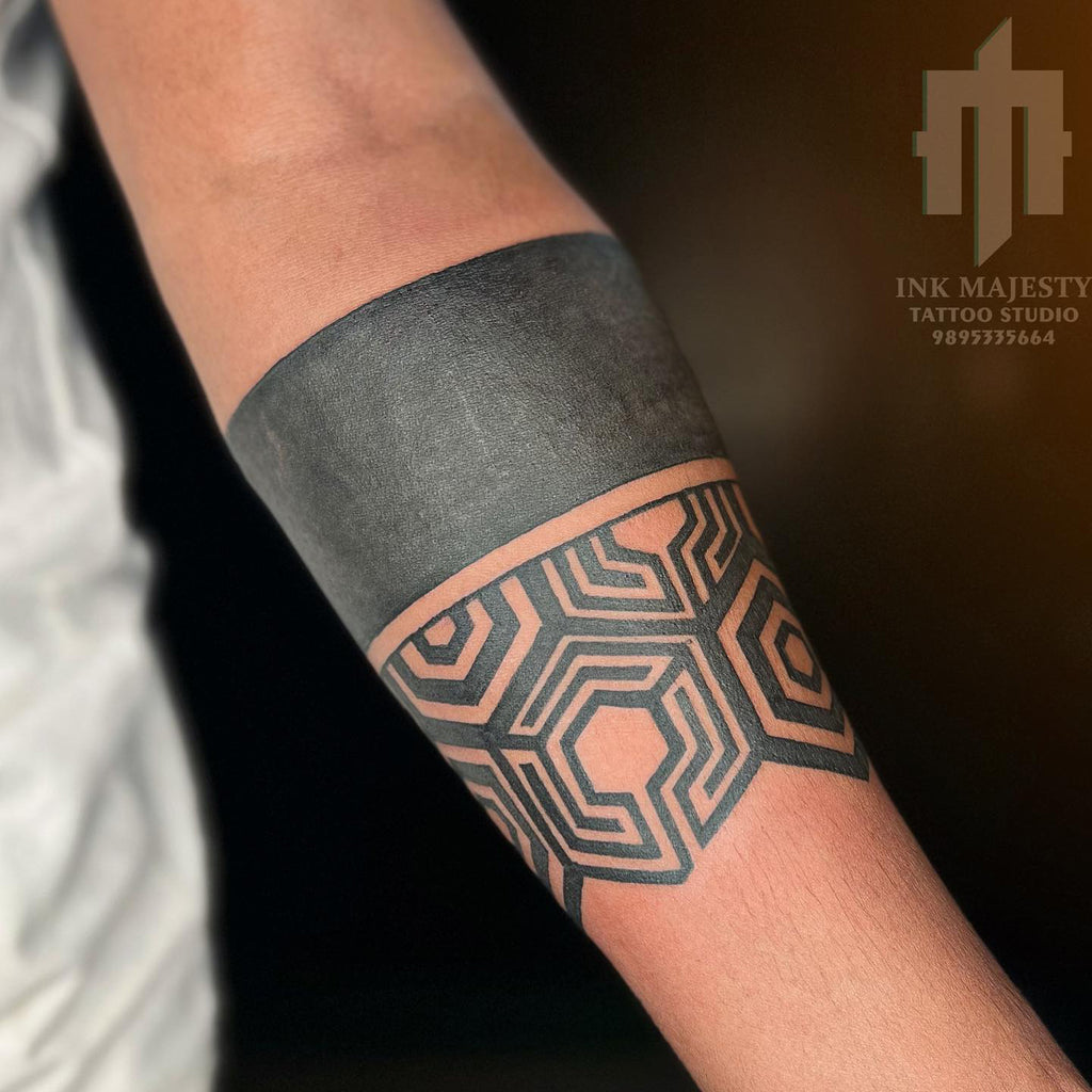 Owl 🦉Band Tattoo design. By..Sumedh Dream Arts Tattoo Studio. | Band tattoo  designs, Forearm band tattoos, Leg band tattoos