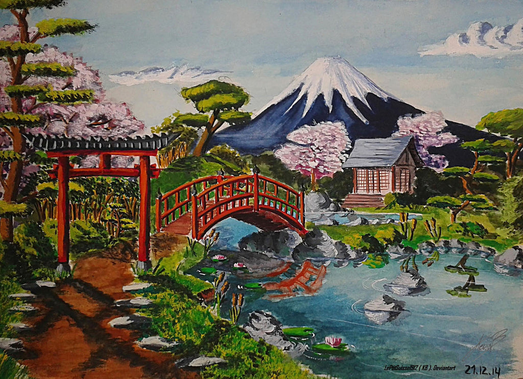 Japanese Painting Photos and Images