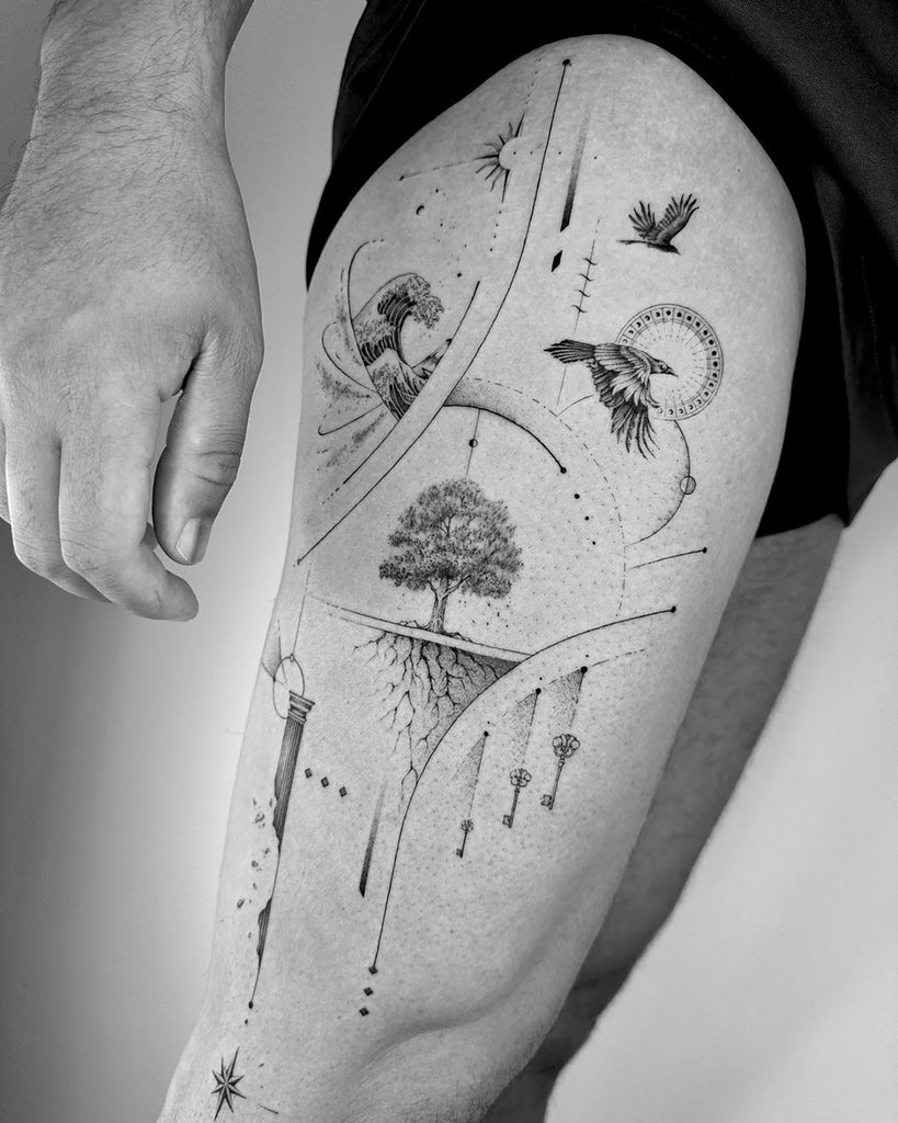 Lilac Tattoo | Lilac tattoo, Lavender tattoo, Leg tattoos small