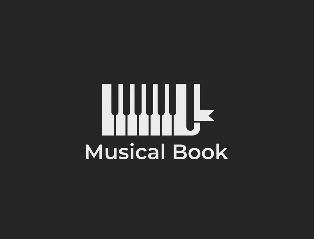 Piano logo and symbol vector image