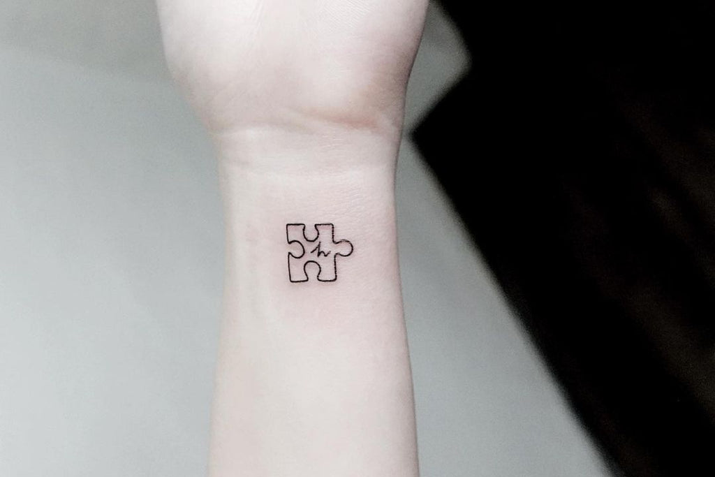 puzzle piece tattoo design