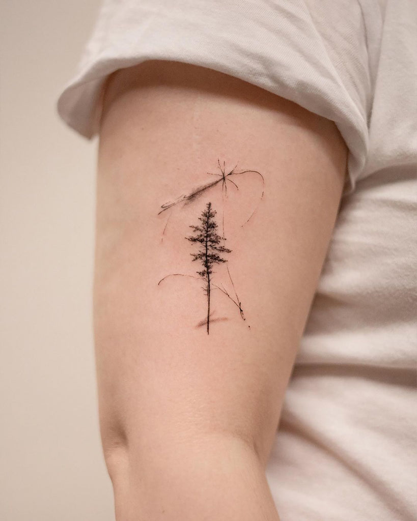 Discover the Beauty of a Simple Tree Tattoo on Hand