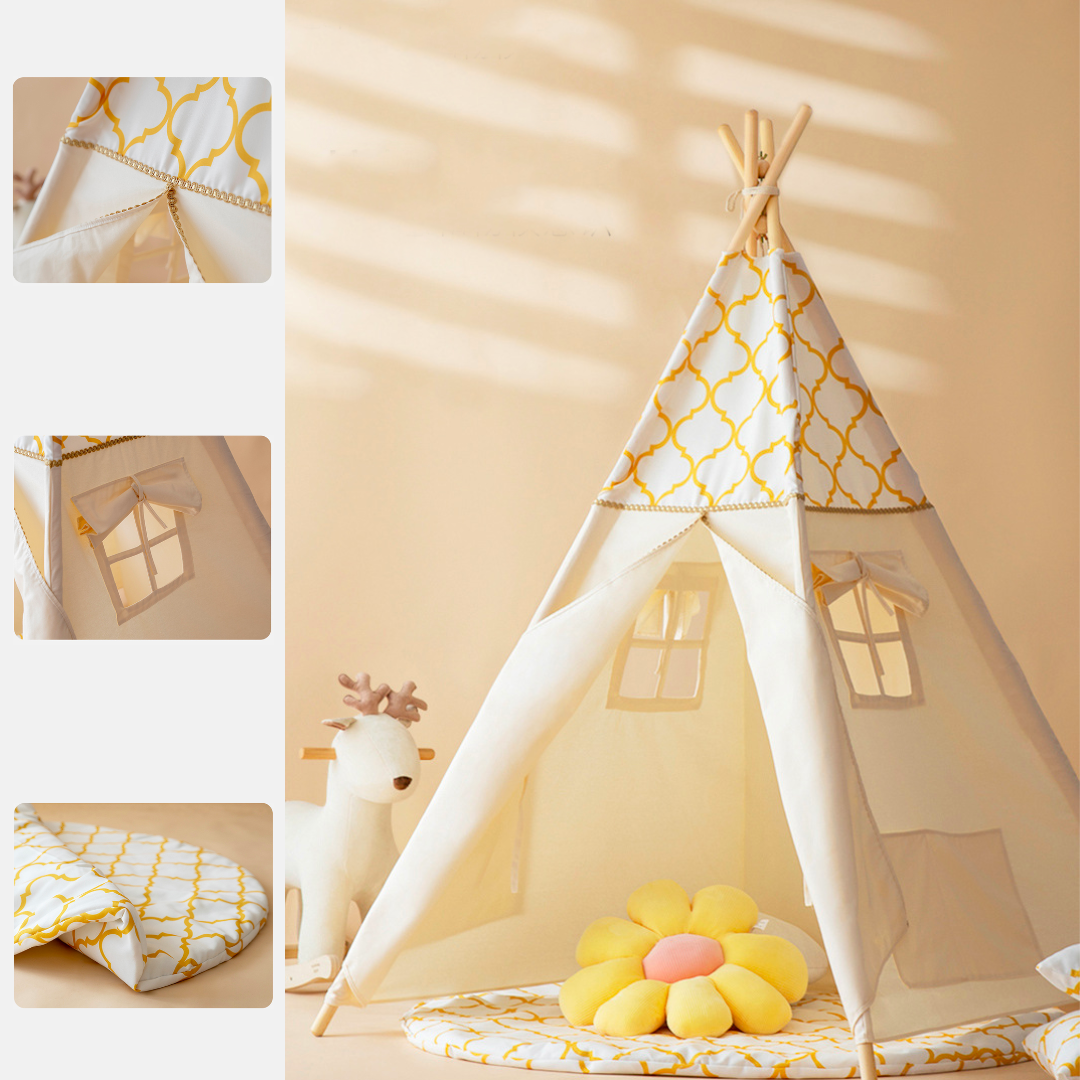 Tente en tissu pour enfants Playhouse de haute qualité | Tipi pour enfants babydecor.myshopify.com