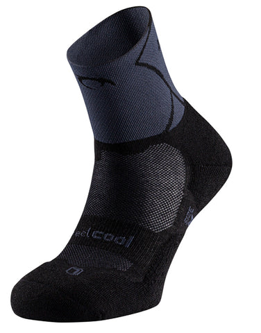 Calcetines Running Lurbel Race - Gris - Calcetines Tobilleros Hombre