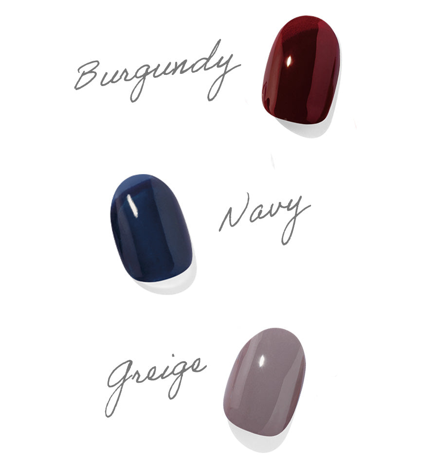 Burgundy Navy Greige