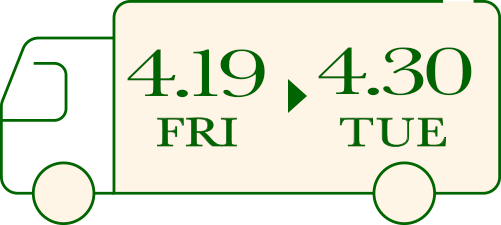 4.19FRI-4.30TUE