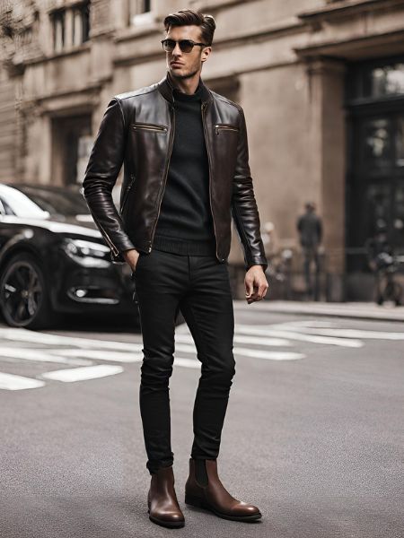 Metropolitan Black Leather Jacket