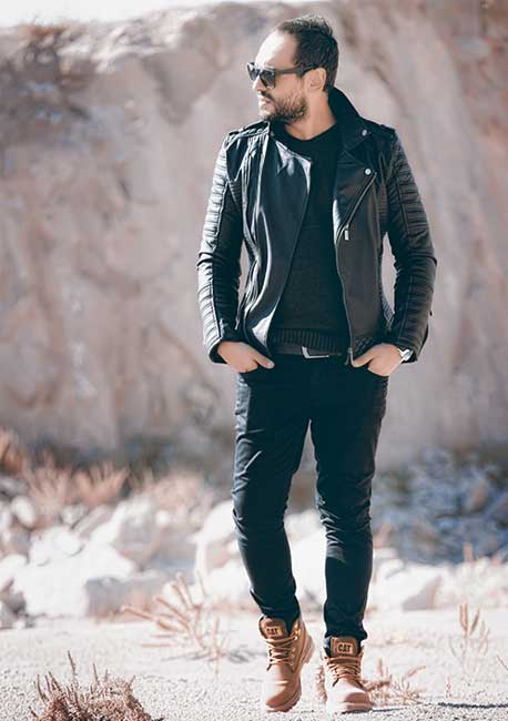 10 Ways To Style A Black Leather Jacket for Men