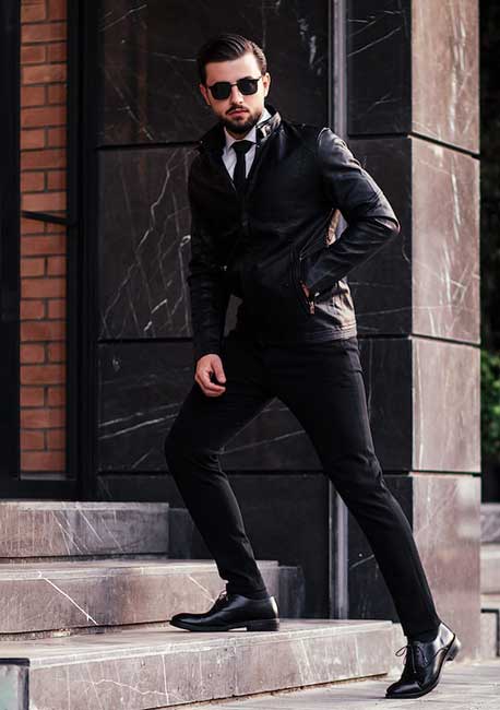 Layer Your Black T-Shirt With Black Blazer  Blazer outfits men, Black  jeans men, Mens fashion blazer