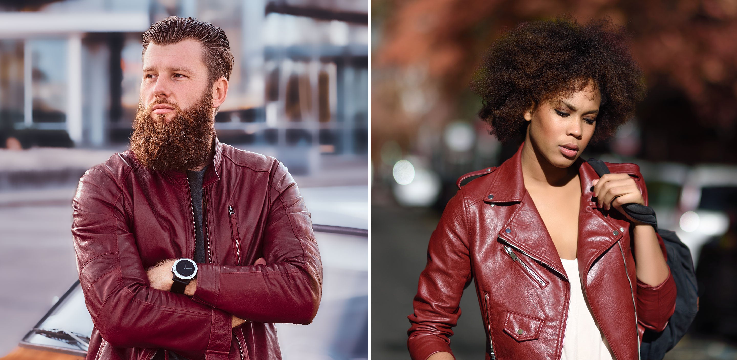 How To Style Maroon & Burgundy Leather Jacket