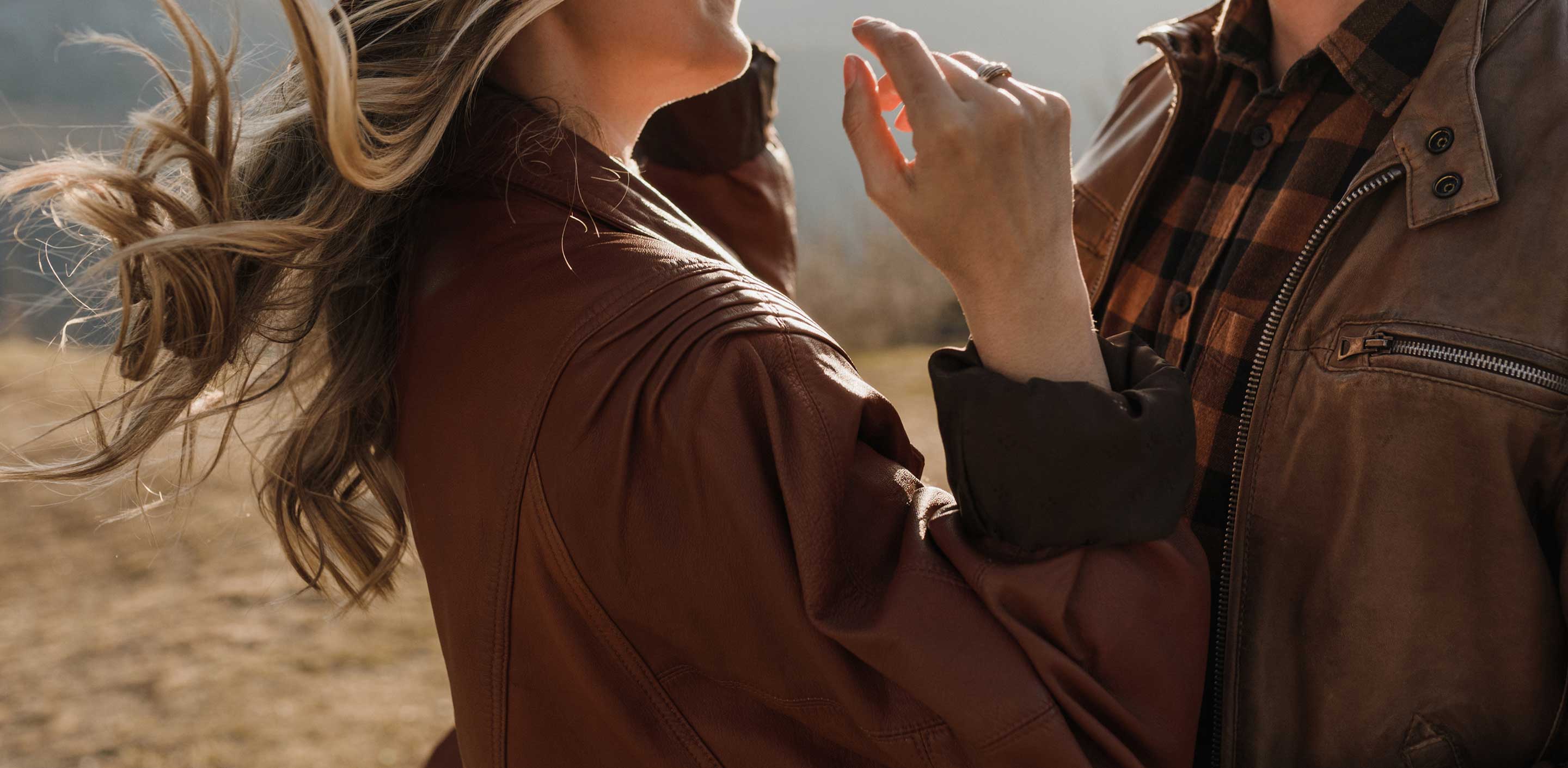 Brown vs black leather jacket