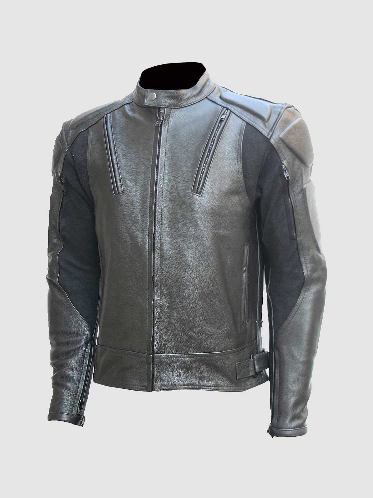 Leather Racing Motorcycle Armor Jacket | Leather Jacket Master