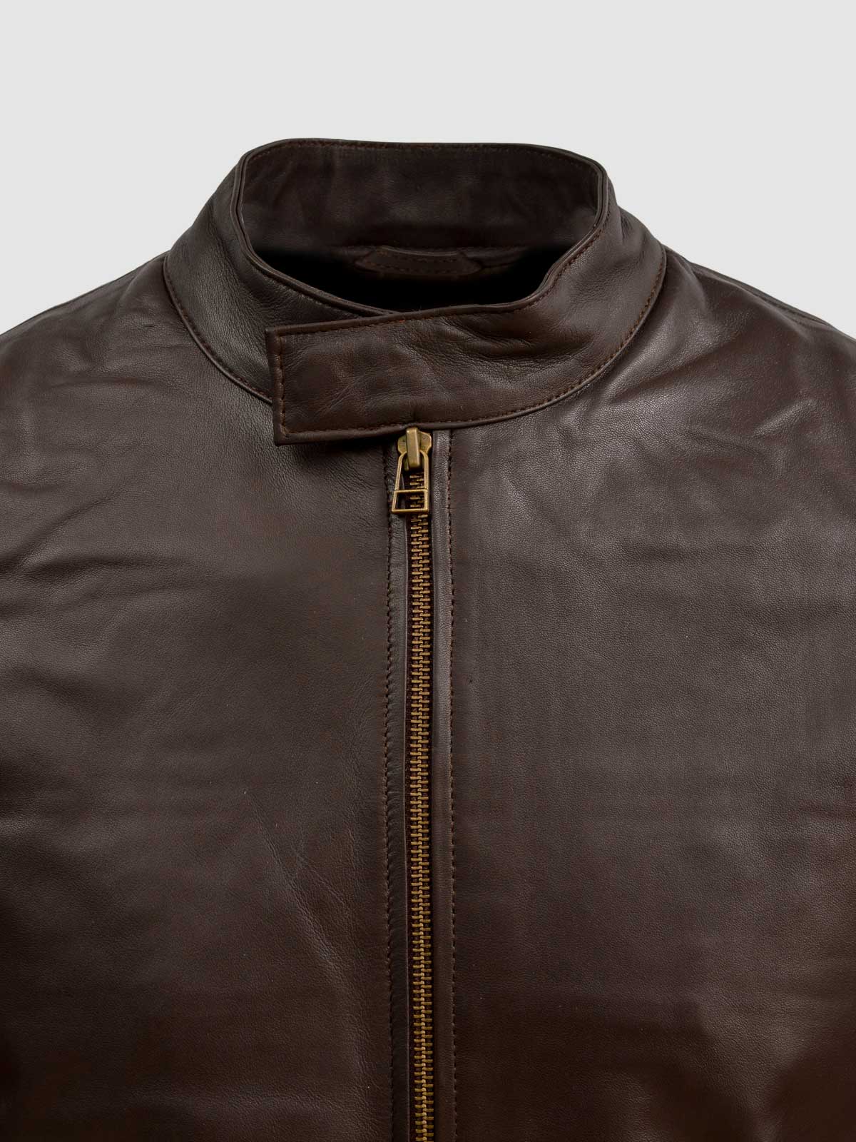 EDIFICE SHEEPLEATHER DOWN JACKET BROWN L | www.vp-concrete.com