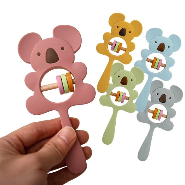 Crochet Bunny Baby Teether Rattle Set – Mini Baby