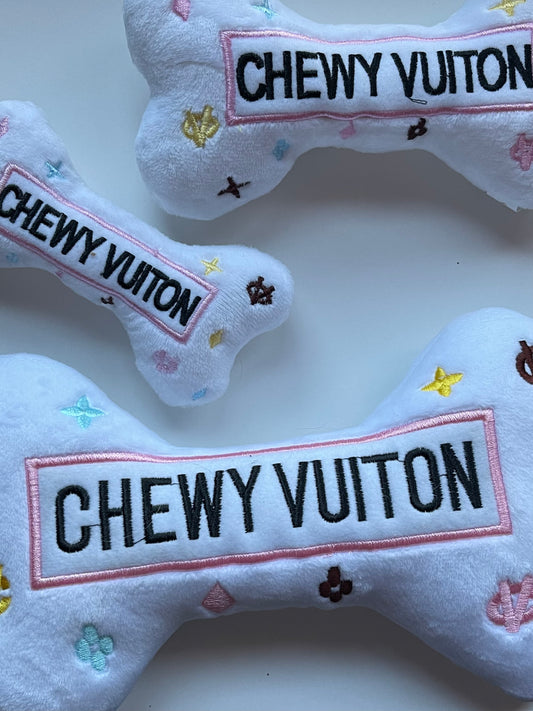 Chewy Vuiton Dog Bone Checkered – Bellas Buttons Dog Clothing &  Accessories, LLC