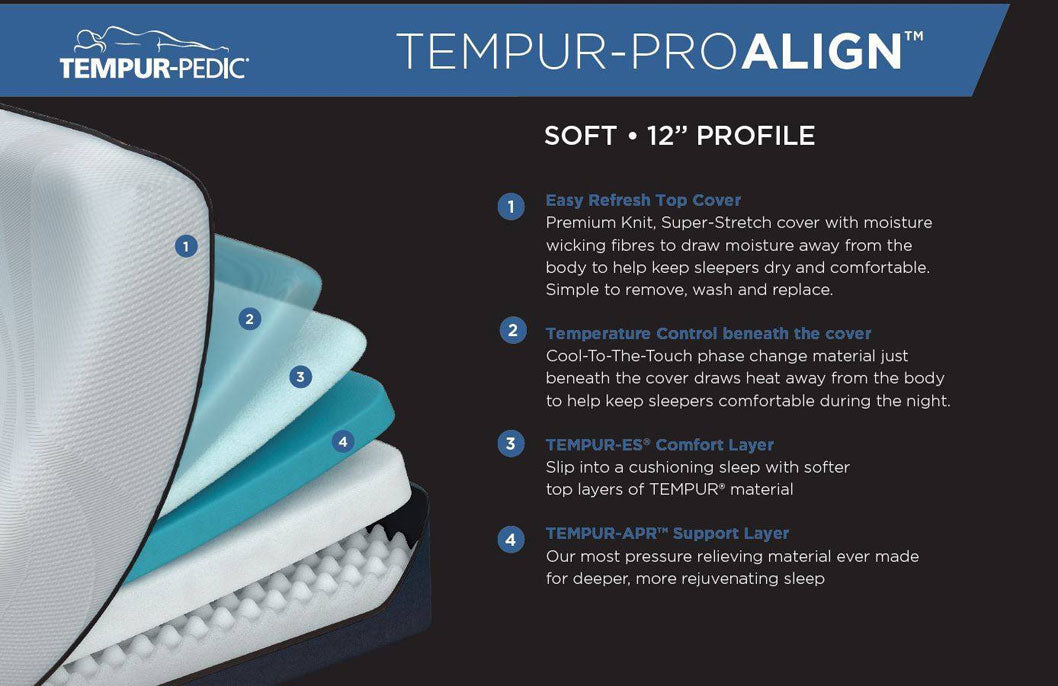 tempur pro align soft layers