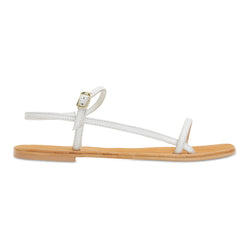 white leather sandals womens