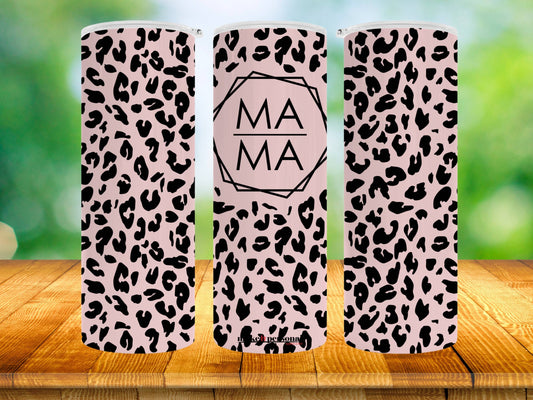 Leopard Tumbler Light Pink