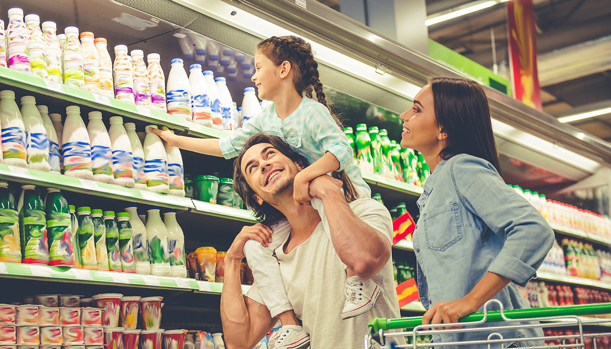 family grocery shopping