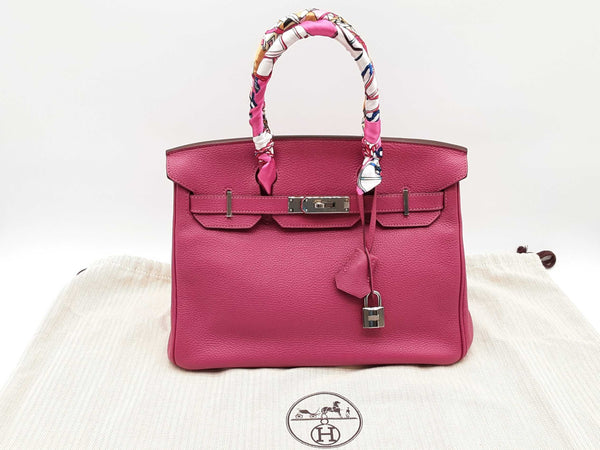 👛 Hermès 30cm Birkin Mauve Sylvestre Epsom Leather Palladium