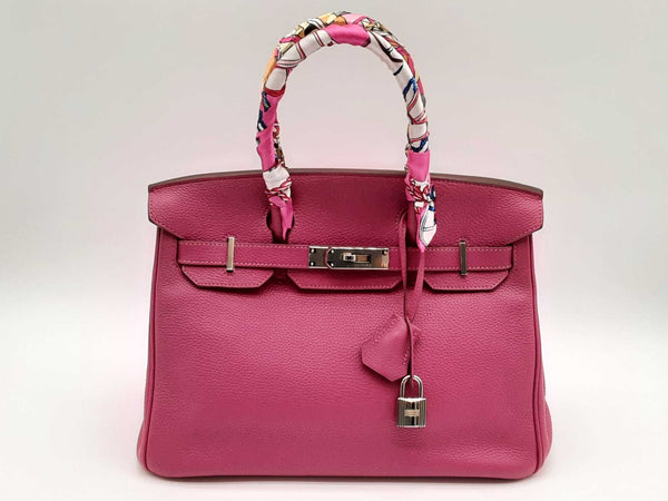 Hermes Birkin 30 Mauve Sylvester Epsom PHW #U SKL1285