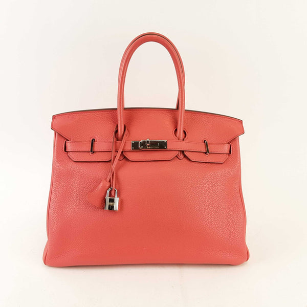 Hermes Birkin Rouge Pivoine 30cm, Togo with Gold Hardware