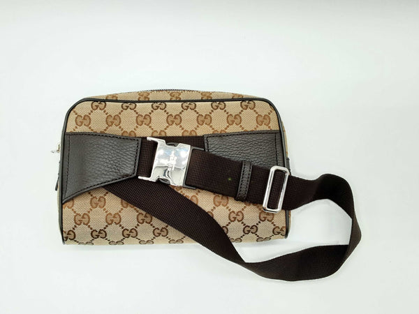 Gucci GG Supreme Monogram Canvas Black Belt Bag 598113 (PZX) 144020002 –  Max Pawn