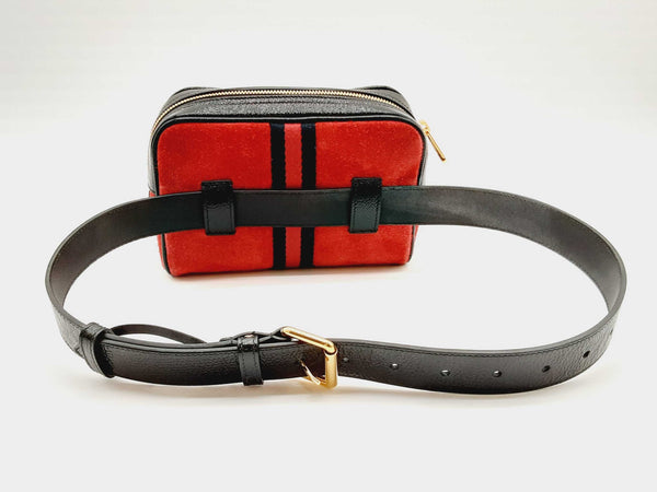 Louis Vuitton x Supreme Red Initiales Belt Size 90/36 (PXZ) 144010007172 PS/DU