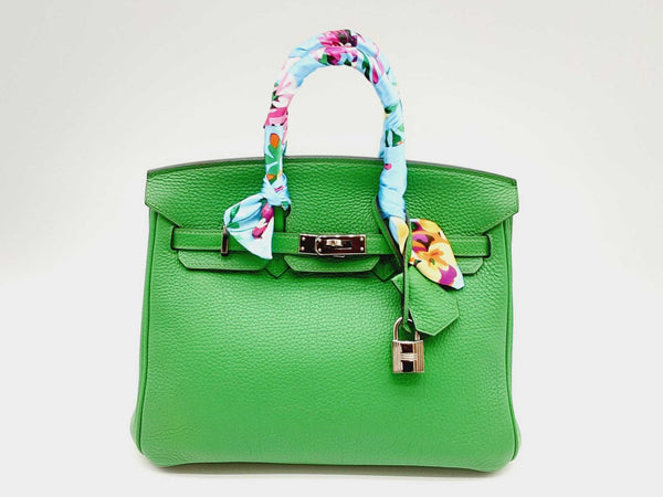 Hermes Birkin 30CM Vernis Anis Green Togo Palladium Hardwear (LLRXZ)  144010010223 DO