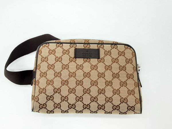 Gucci GG Supreme Apple Monogram Belt Bag - Size 32 / 80 (SHF-23491