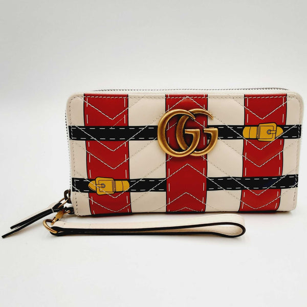 Gucci GG Supreme Caleido Zip Around Wallet (ORZ) 144010002757 du