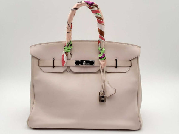 Hermes Beige Ostrich Birkin 30CM Handbag (OERZX) 144020001064 KS/DU – Max  Pawn