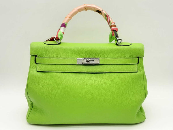 Hermes Vert Anis Togo Kelly with Gold Hardware 28cm (SEZZ) 144010014848 RP/DU