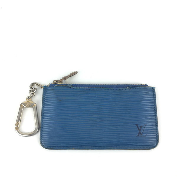 Louis Vuitton EPI Leather Elastique Wallet Grey/Lavender