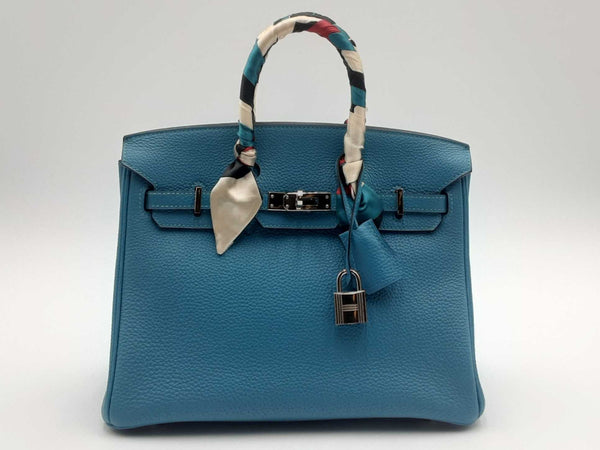 Hermes Blue Jean Birkin 30CM Handbag (LLZXZ) 144010020907 KS/DU