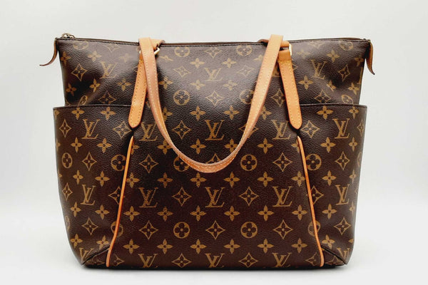Louis Vuitton LV Brown Tan Monogram Neverfull Shoulder Bag MSRRZSA  144010026867