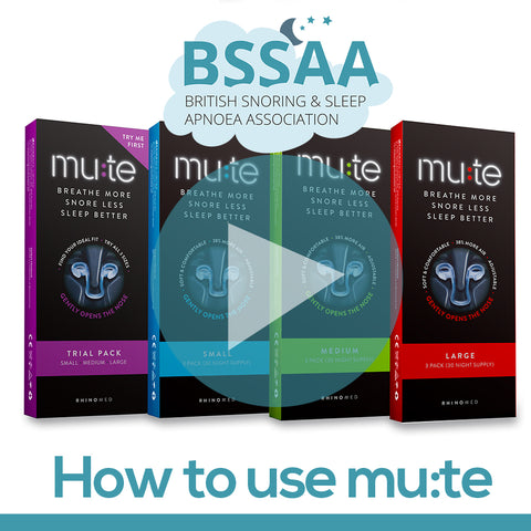 WITH MUTE YOU’LL BREATHE MORE, SNORE LESS AND SLEEP BETTER.