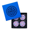 Picture of OREO Celebrations Blue & Pink Drizzled White Fudge Covered Cookies