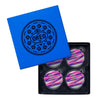 Picture of OREO Celebrations Purple & Pink Drizzled White Fudge Covered Cookies
