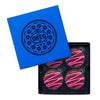 Picture of OREO Celebrations Red & Pink Drizzled Brown Fudge Covered Cookies
